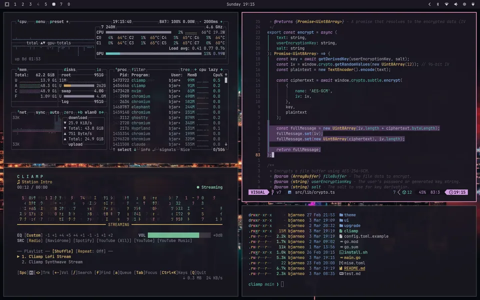 Soho screenshot as published by bjarneo