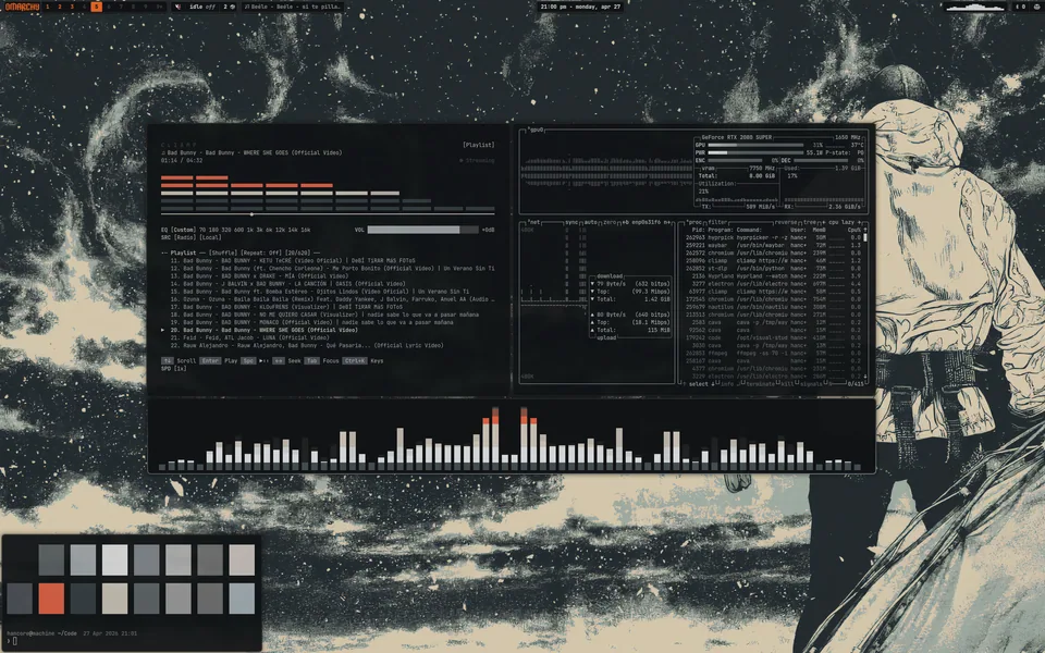 Solitude screenshot as published by HANCORE-linux